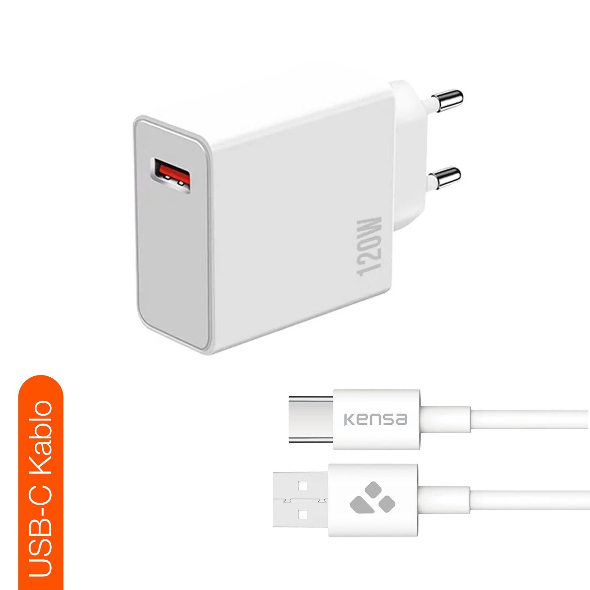 120W USB-C Şarj Başlığı + Kablo
