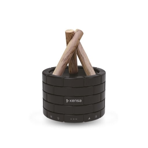 Mini Kamp Ateşi Aromaterapi Hava Nemlendirici - Siyah