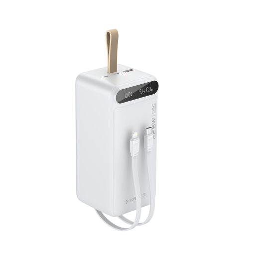 Beyaz-50.000 mAh Hızlı Şarj Powerbank