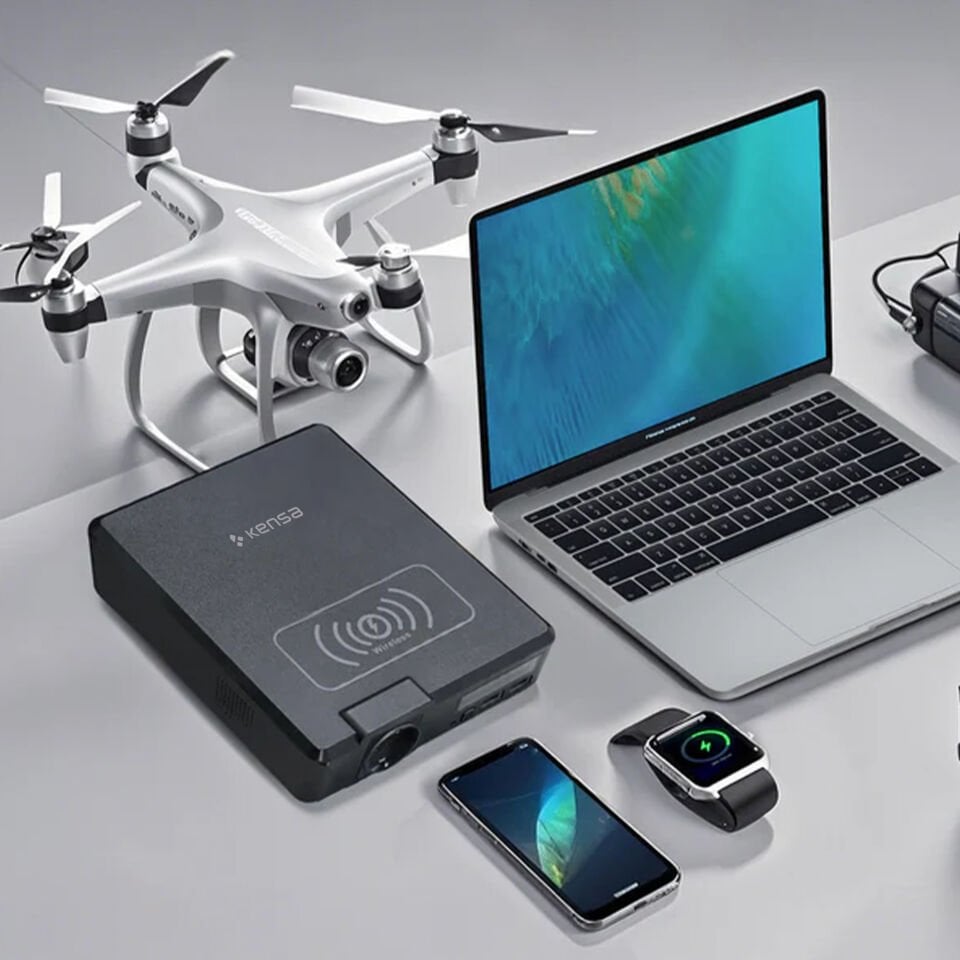 Kablosuz Şarjlı Taşınabilir Güç İstasyonu 200W