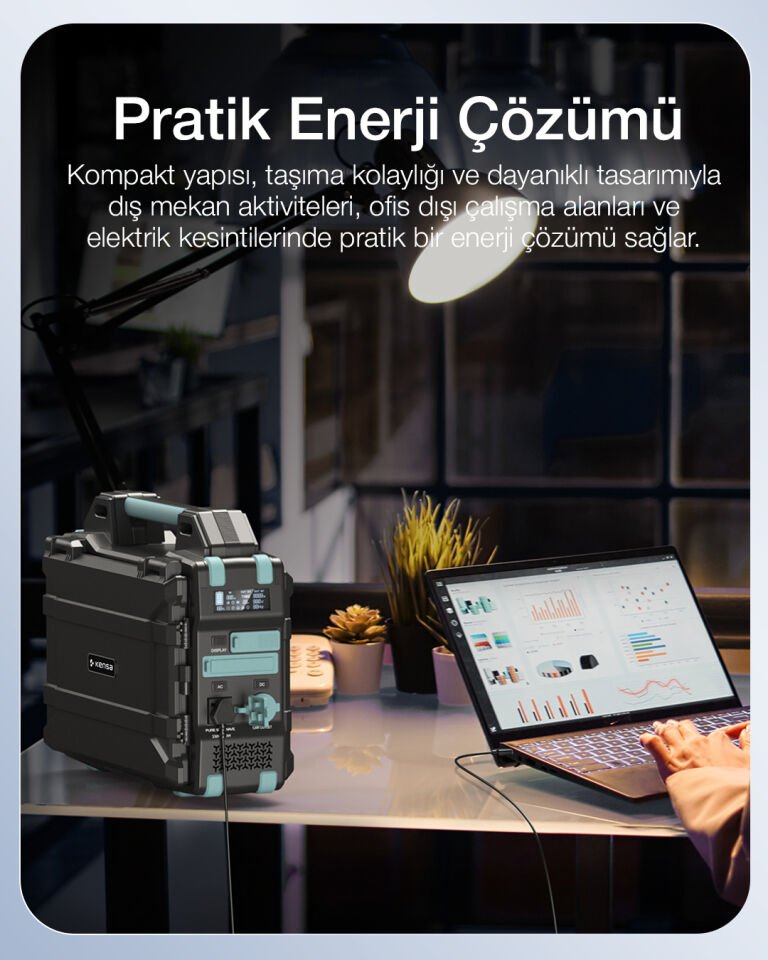 Entegre 30W Güneş Panelli 300W Taşınabilir Güç İstasyonu