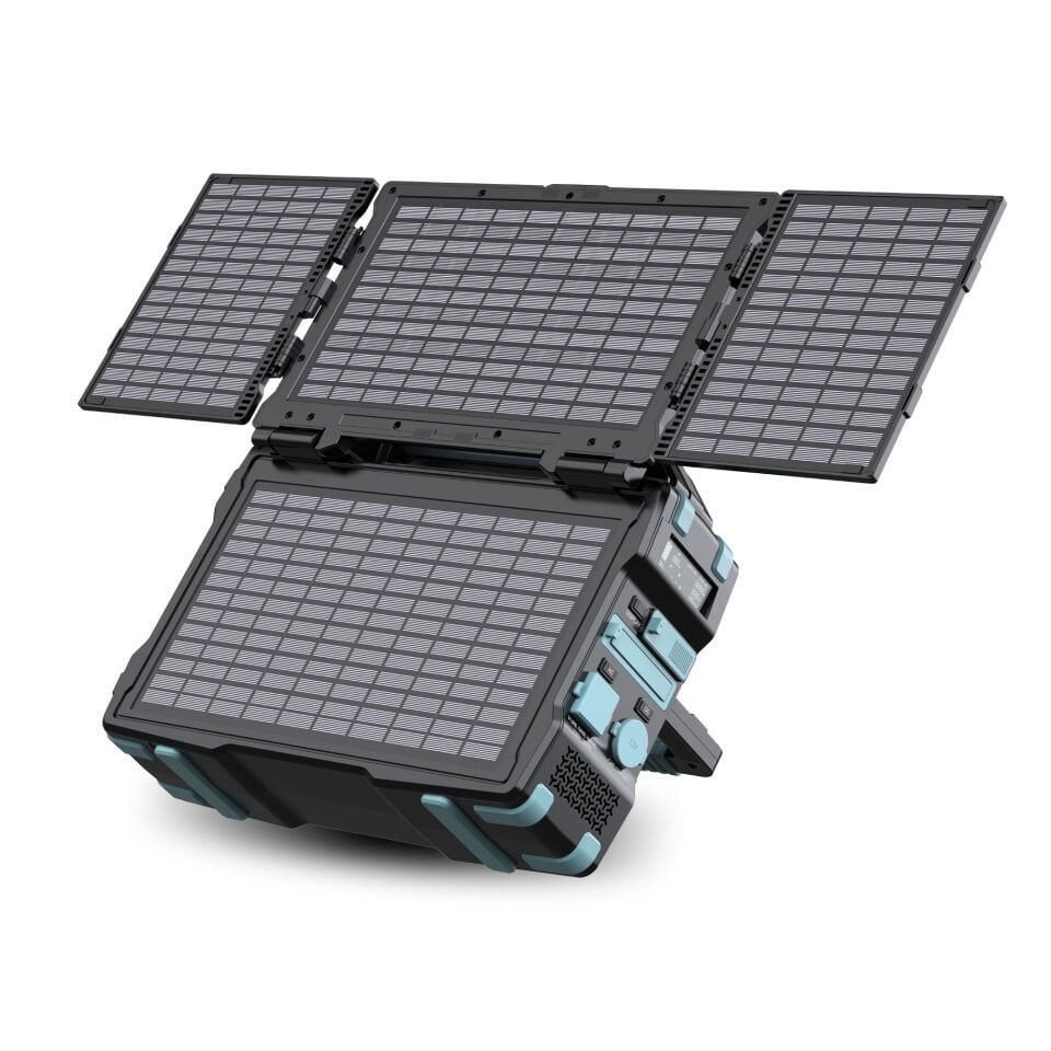 Entegre 30W Güneş Panelli 300W Taşınabilir Güç İstasyonu