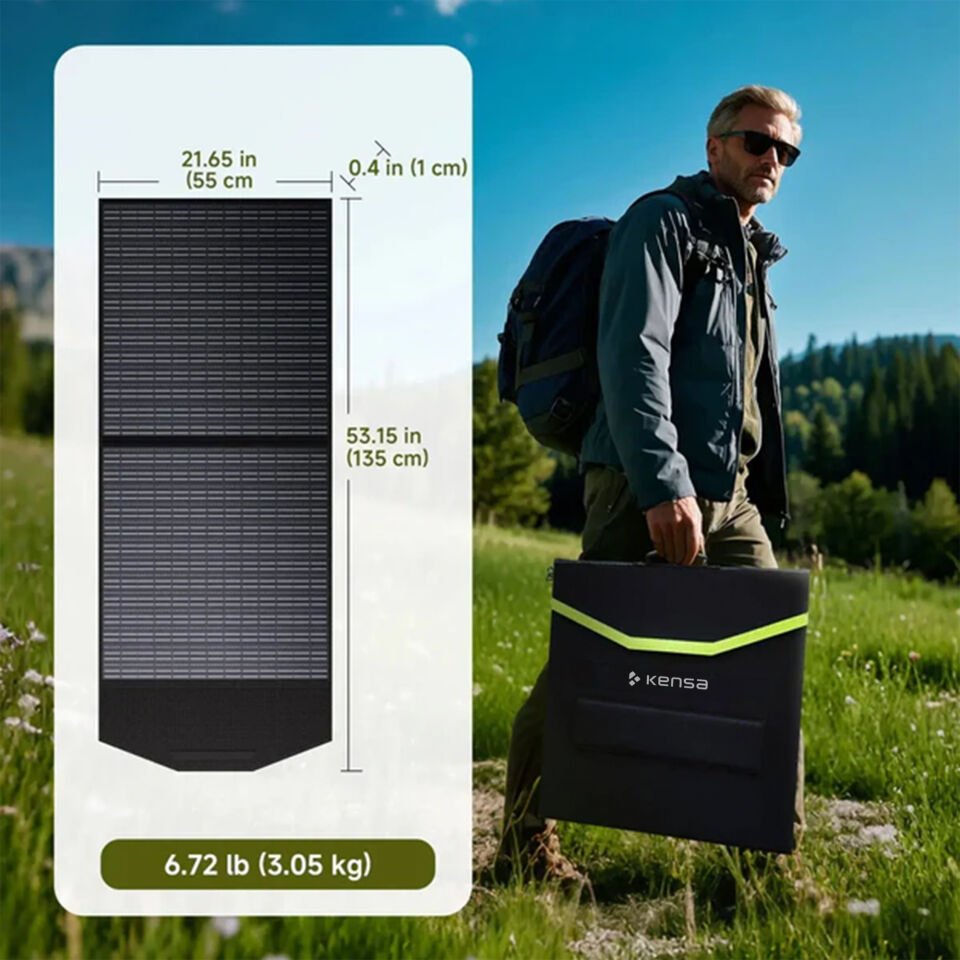 100W Katlanabilir Güneş Paneli