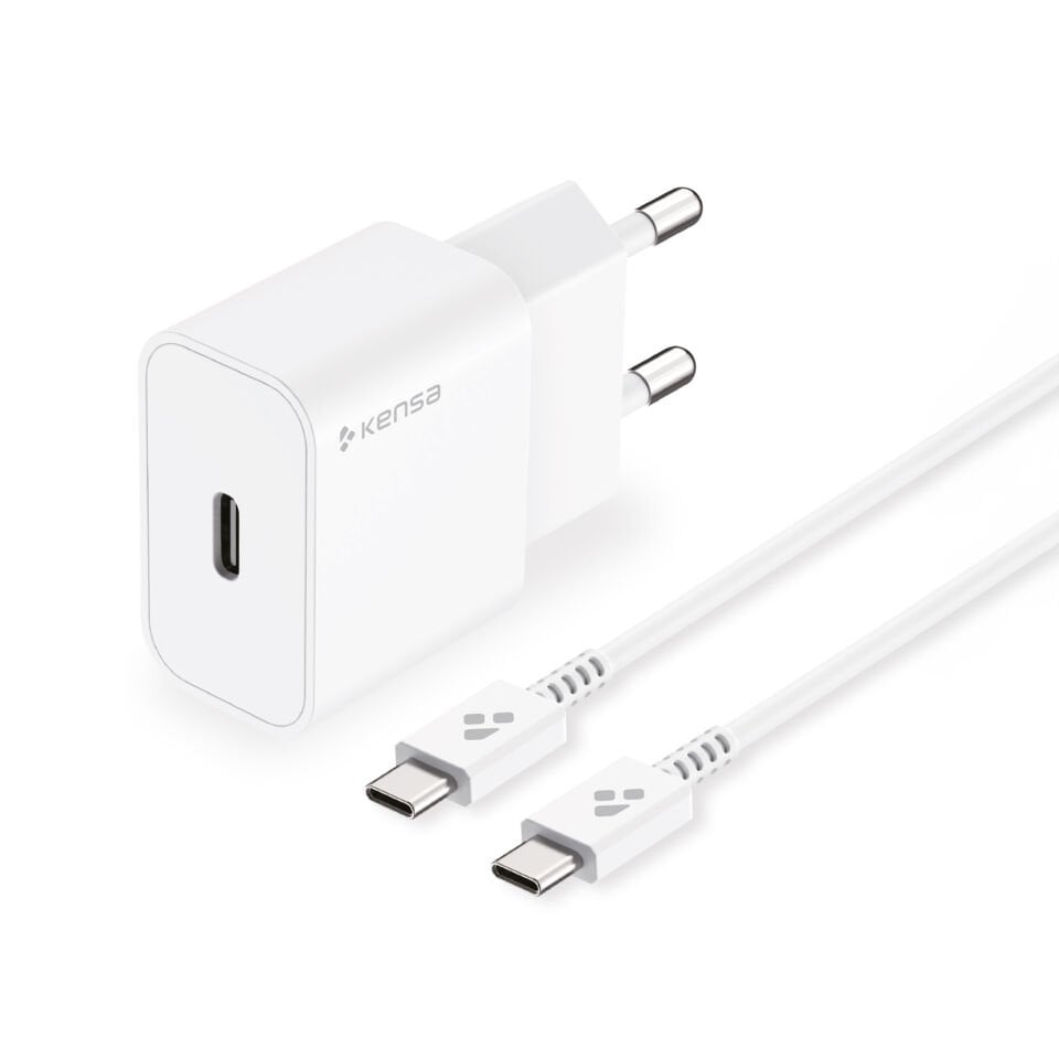 25W PD Hızlı Şarj Başlığı + USB-C Kablo