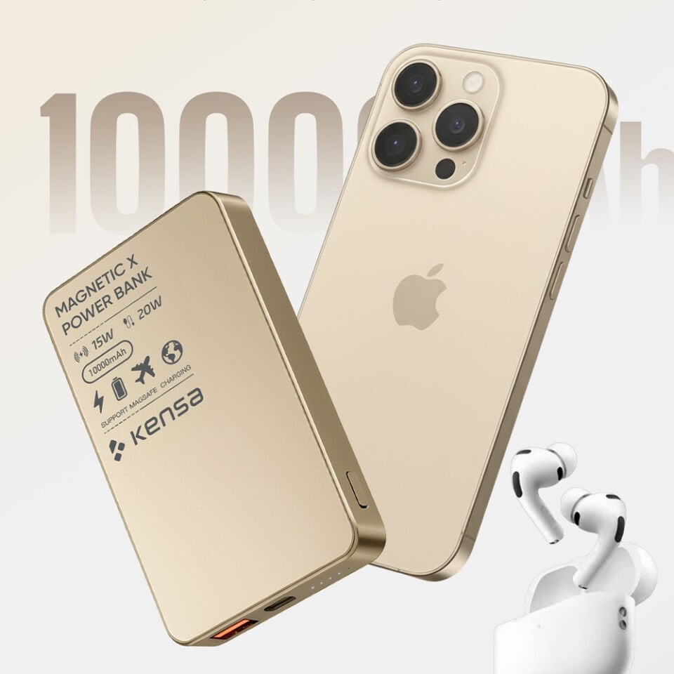 10.000 mAh Manyetik Kablosuz Powerbank