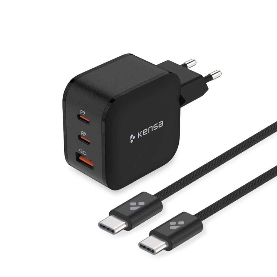 80W 3 Portlu Akıllı Hızlı Şarj Seti Anker PowerCore  30.000 mAh Powerbank