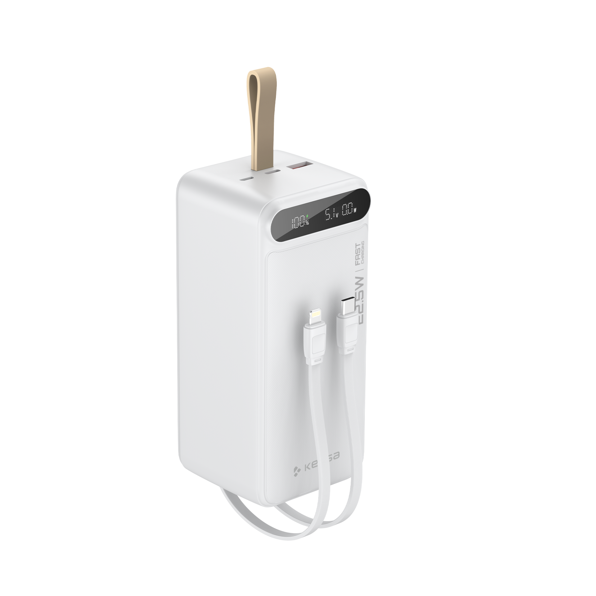 50.000 mAh Hızlı Şarj Powerbank Beyaz