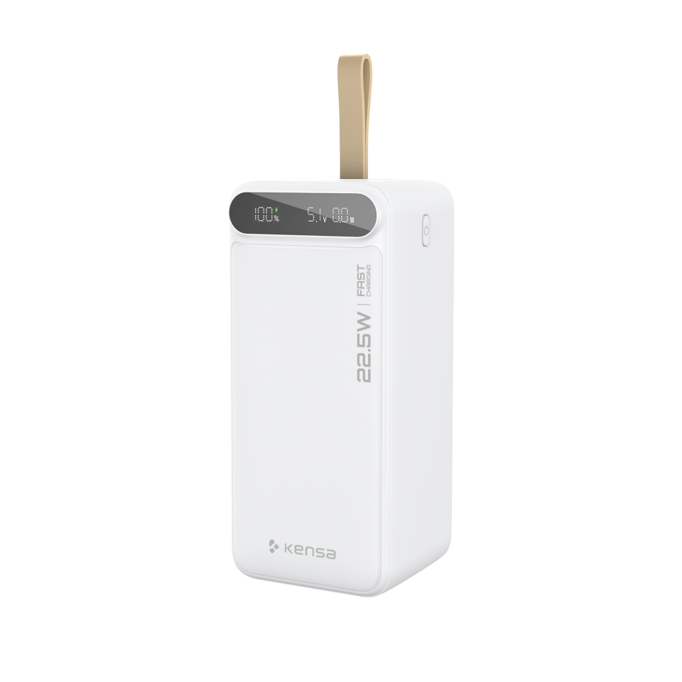 50.000 mAh Hızlı Şarj Powerbank Beyaz