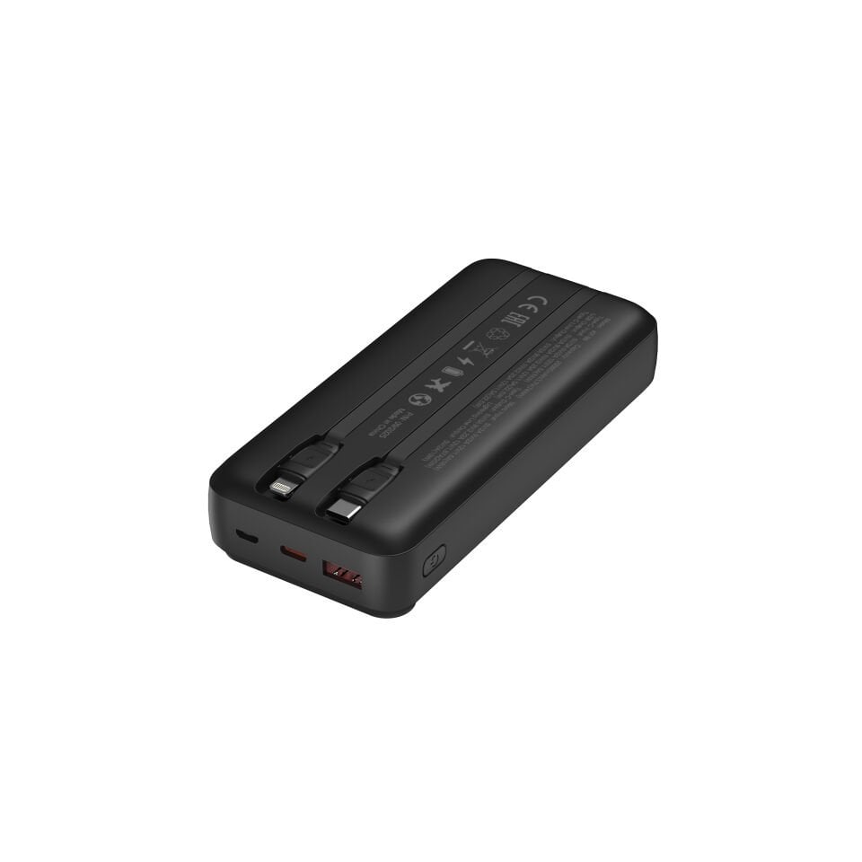 20.000 mAh Hızlı Şarj Powerbank Siyah
