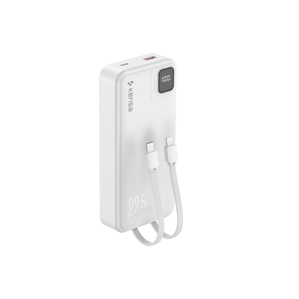 20.000 mAh Hızlı Şarj Powerbank Beyaz
