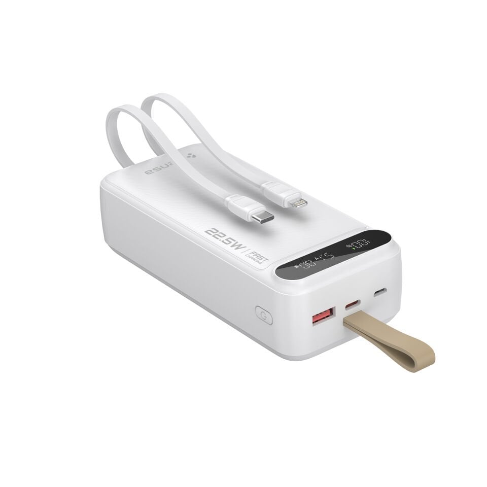 30.000 mAh Hızlı Şarj Powerbank Beyaz