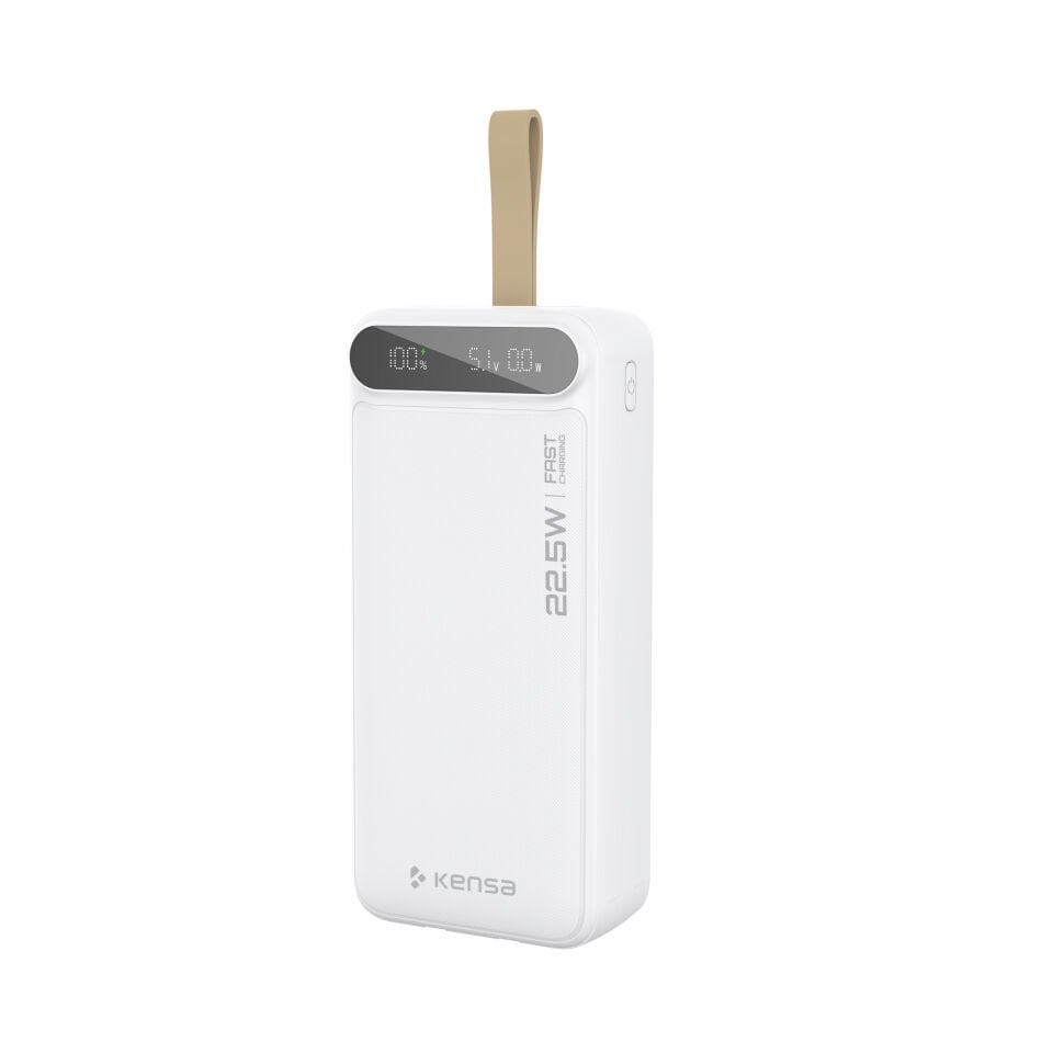 30.000 mAh Hızlı Şarj Powerbank Beyaz