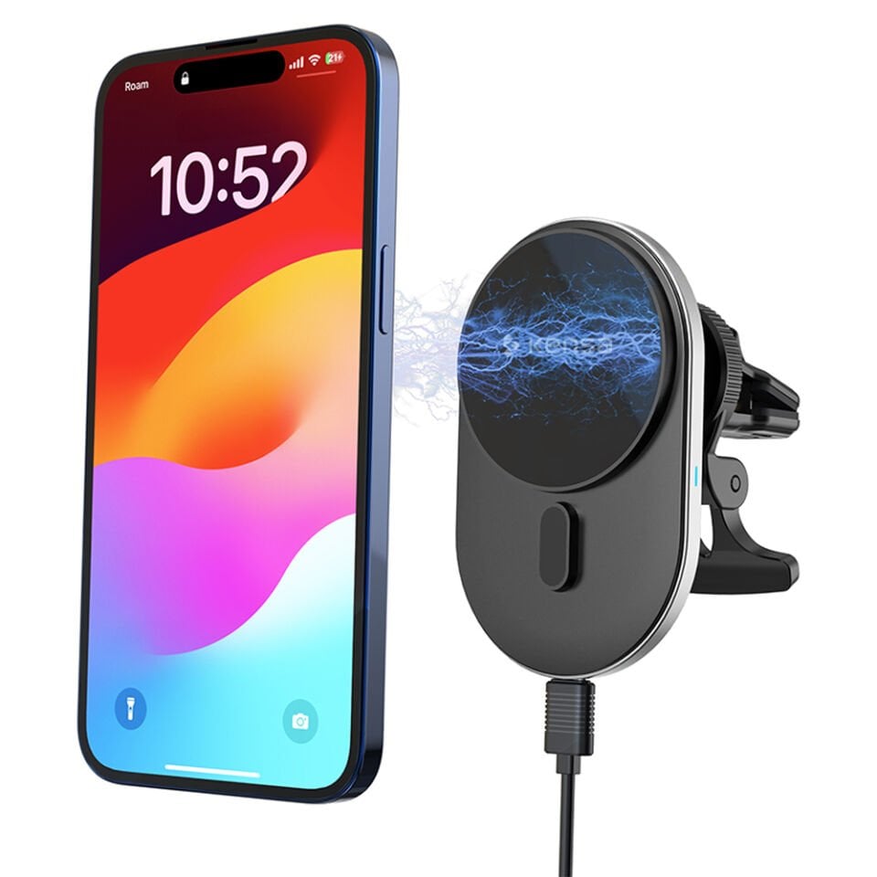 15W Araç İçi Kablosuz Şarj Standı