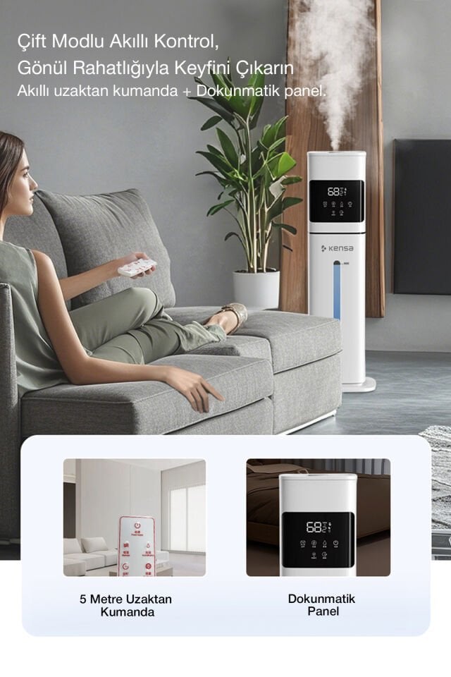 8 Litre Kapasiteli Ultrasonik Hava Nemlendirici