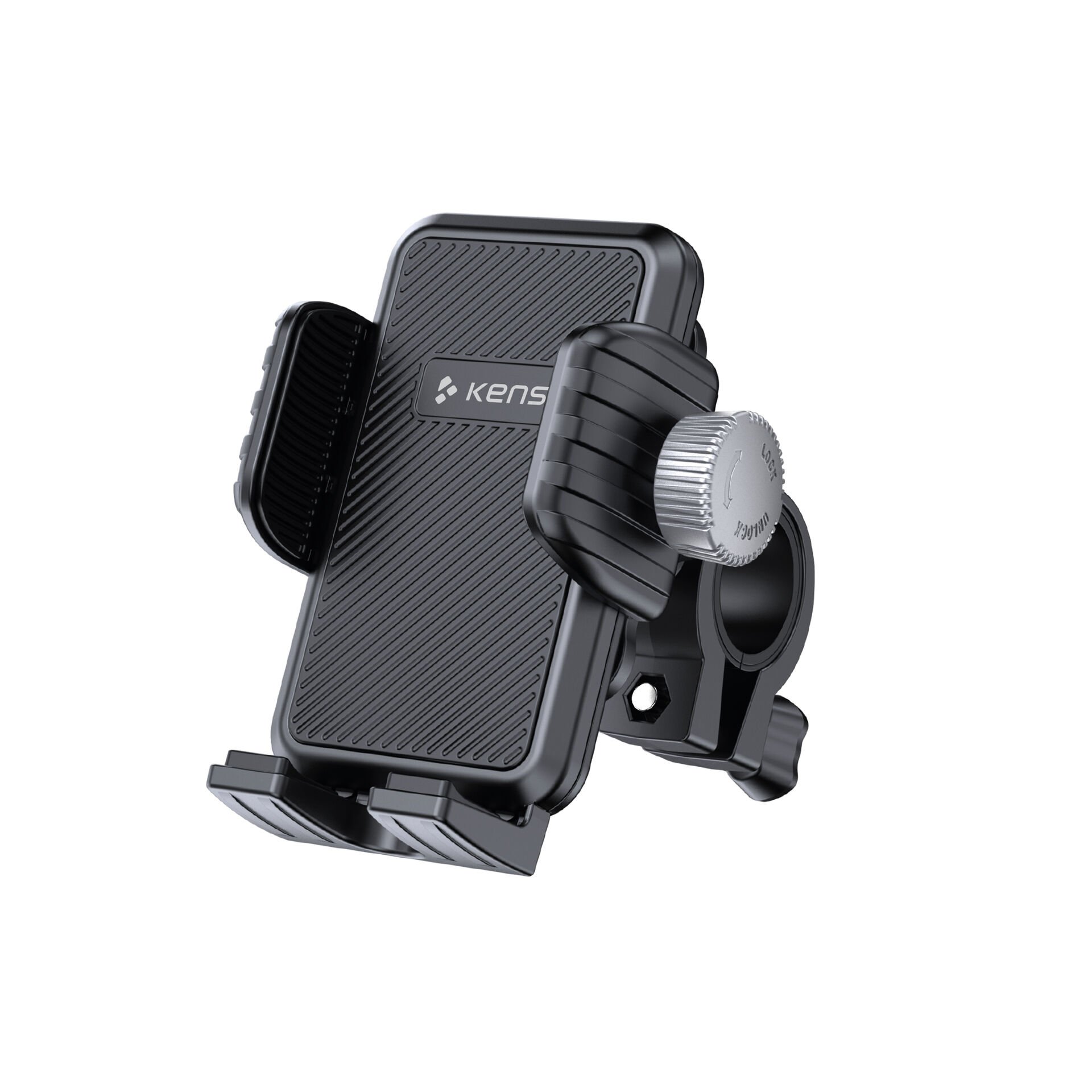 Motosiklet Telefon Tutucu - Titreşim Emici & Kilit Sistemli