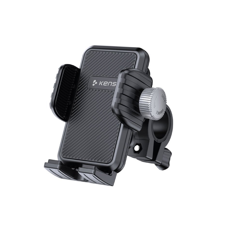 Motosiklet Telefon Tutucu - Titreşim Emici & Kilit Sistemli