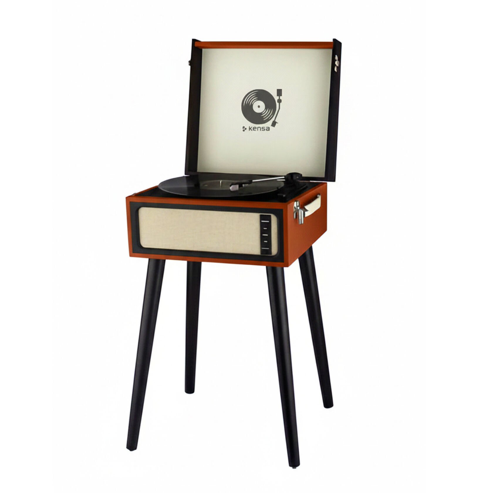 Retro Bluetooth Pikap Speaker 3 Hızlı Plak Çalar Kahve