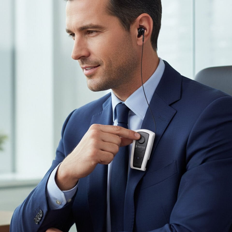 Makaralı Bluetooth Kulaklık Gri