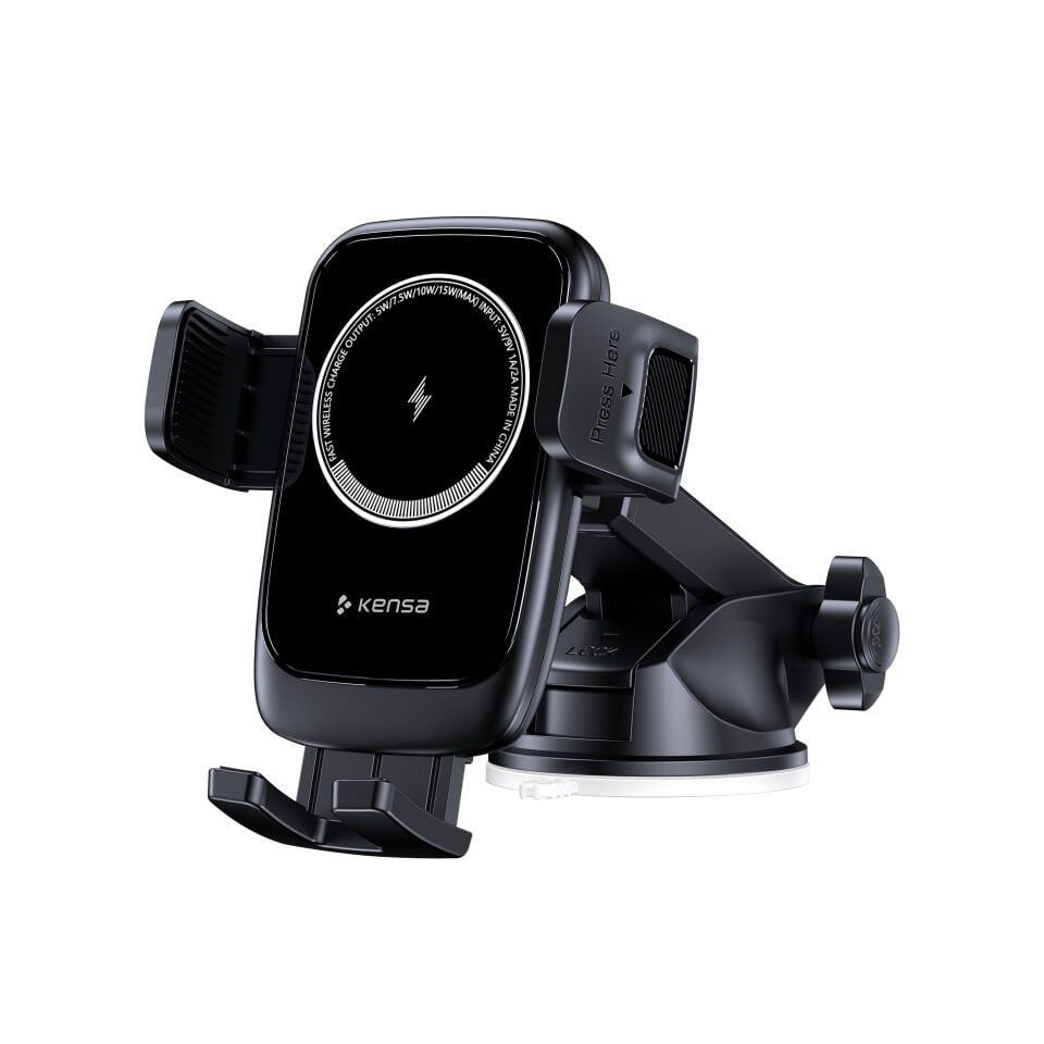 15W Kablosuz Şarj Destekli Sensörlü Araç Telefon Tutucu