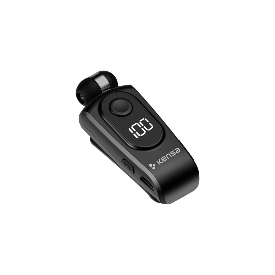 Makaralı Bluetooth Kulaklık Siyah