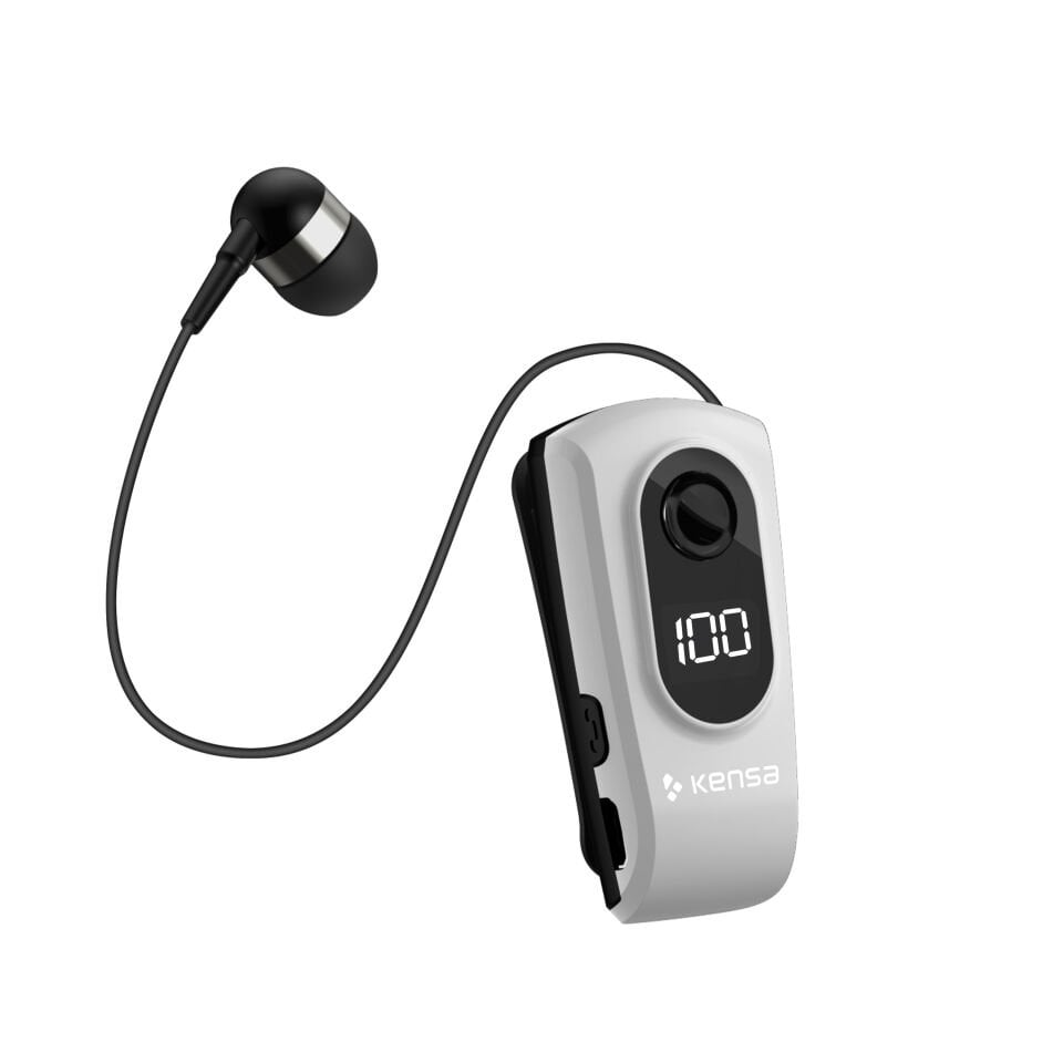 Makaralı Bluetooth Kulaklık Gri