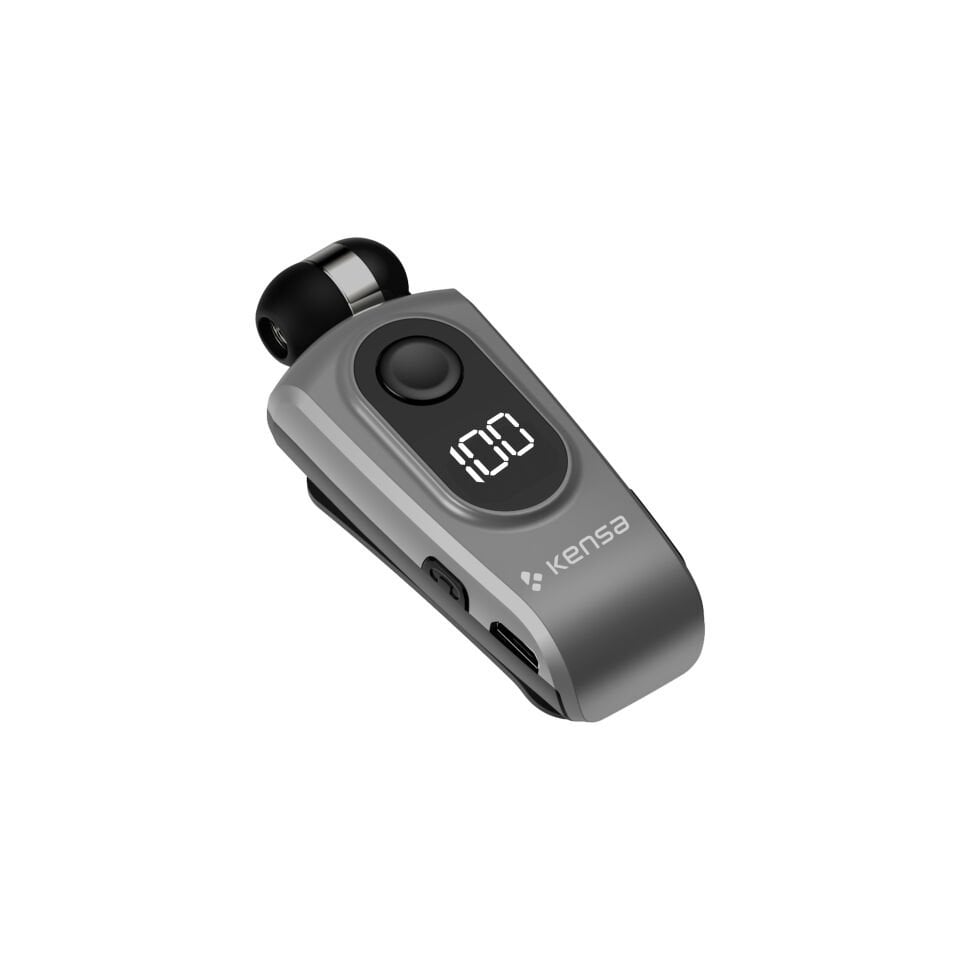 Makaralı Bluetooth Kulaklık Koyu Gri