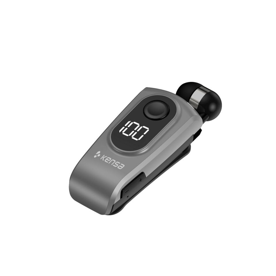 Makaralı Bluetooth Kulaklık Koyu Gri