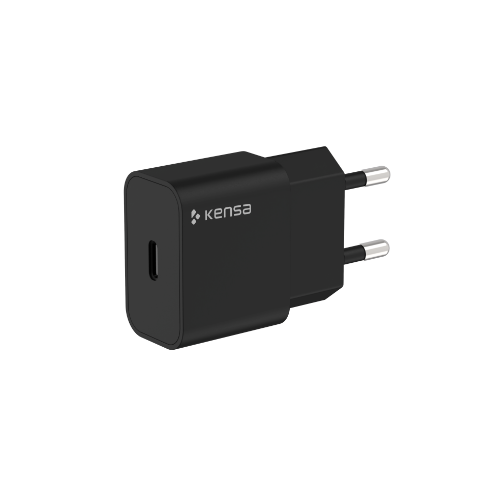 25W Yüksek Hızlı Akıllı Şarj Adaptörü Siyah