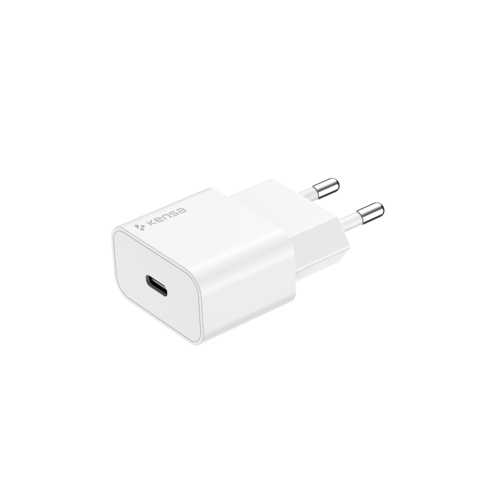 25W Yüksek Hızlı Akıllı Şarj Adaptörü Beyaz