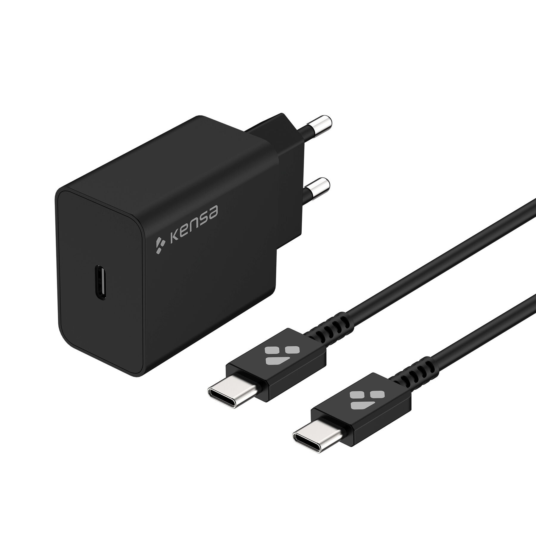 45W Yüksek Hızlı Akıllı Şarj Seti Siyah