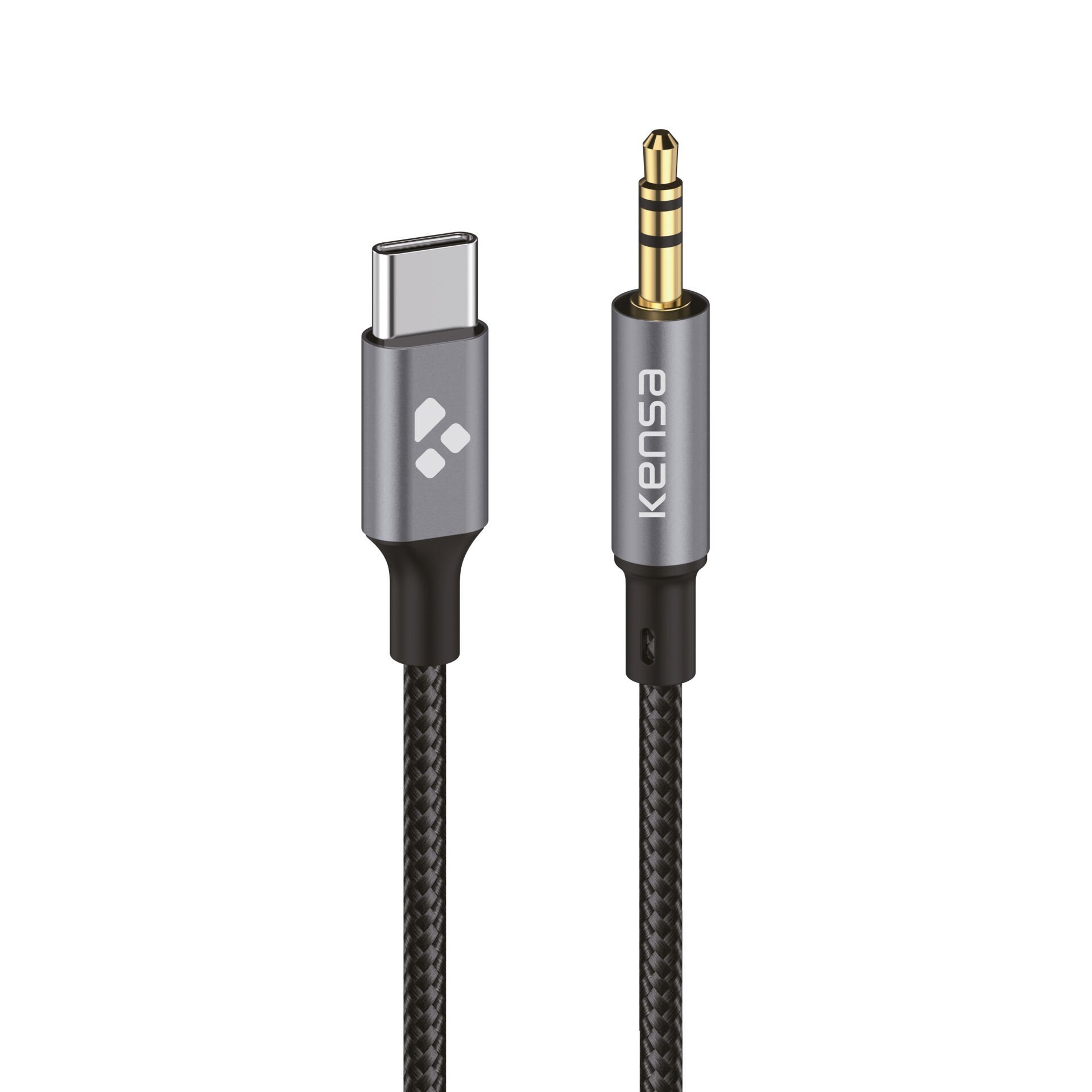 USB-C'den 3.5 mm'ye Stereo Aux Kablosu Siyah