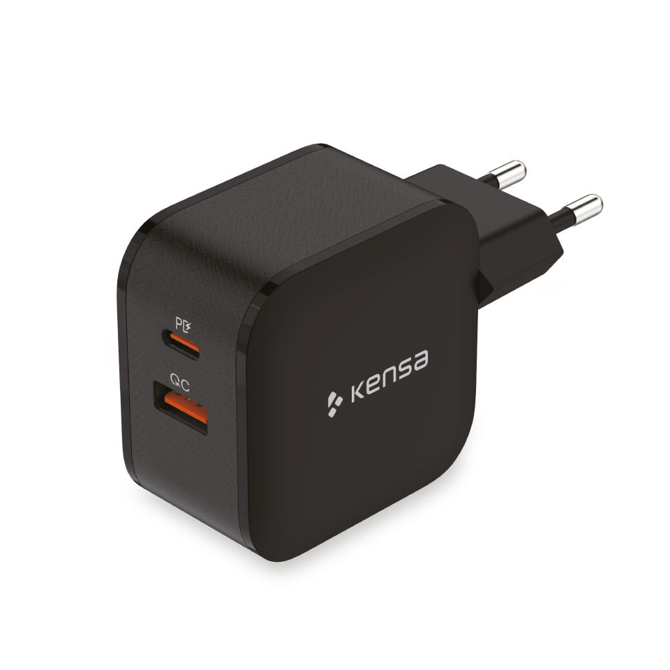 50W Çift Portlu Akıllı Hızlı Şarj Adaptörü
