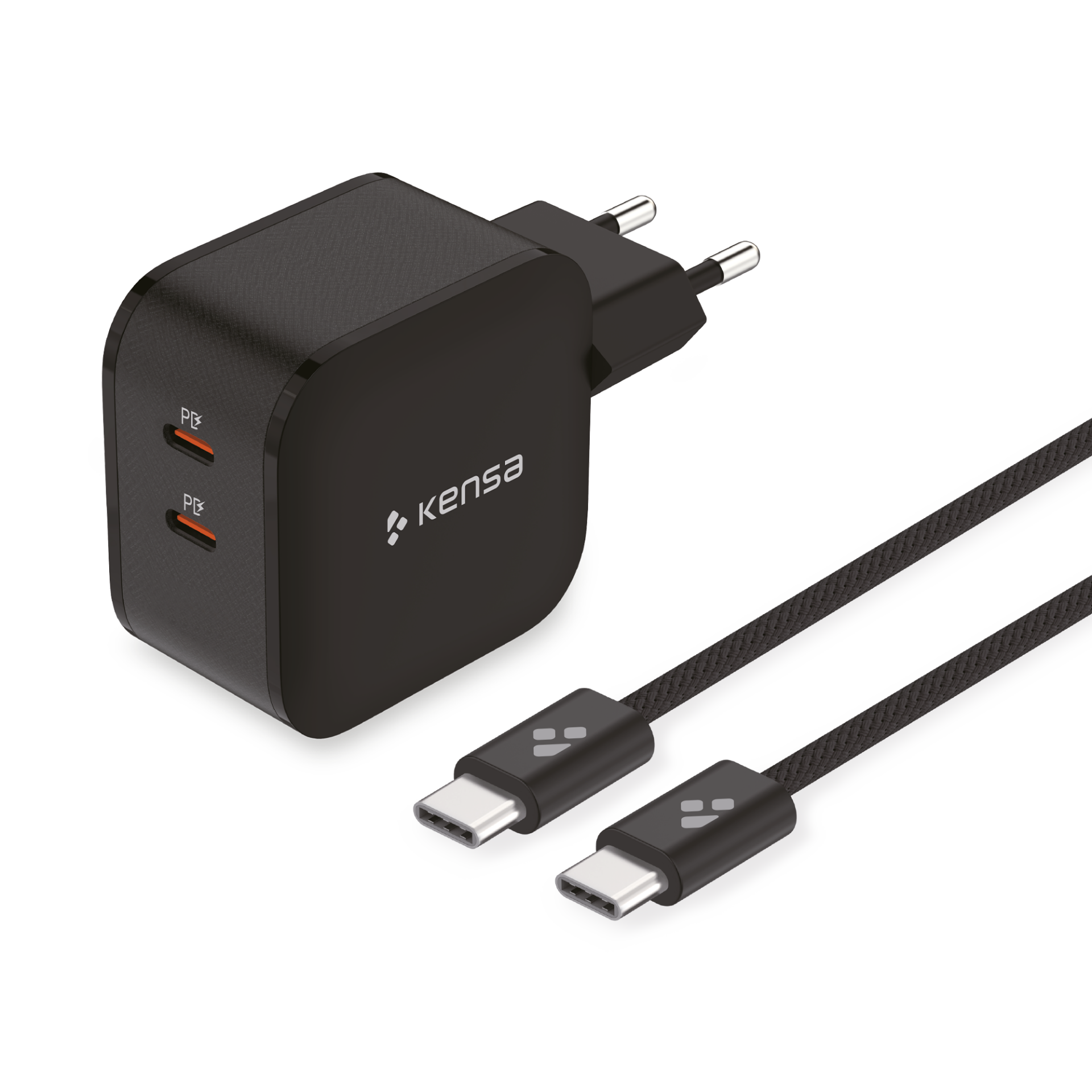 60W Çift Portlu Akıllı Hızlı Şarj Seti