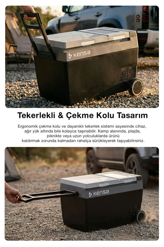 32L Buz Üreten Çift Bölmeli Araç Buzdolabı