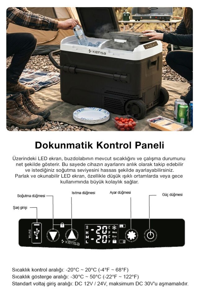 40 L Çift Bölmeli Soğutucu