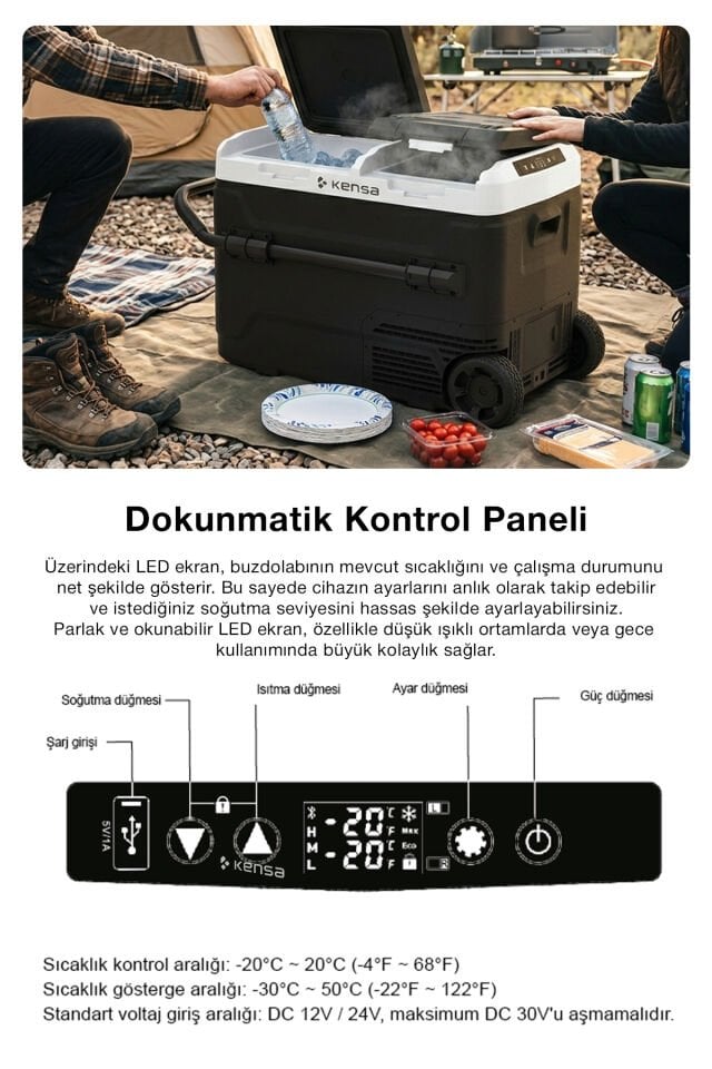 40 L Çift Bölmeli Soğutucu