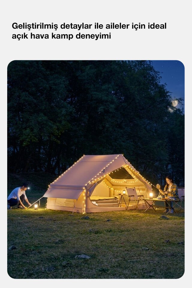 6 Kişilik Şişme Kamp Çadırı