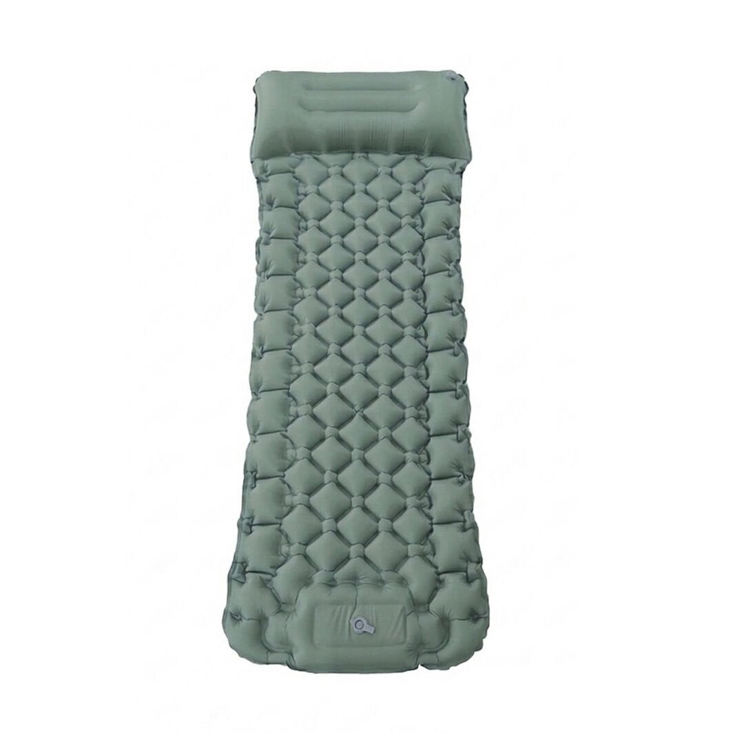 Kendinden Yastıklı Şişirilebilir Kamp ve Uyku Matı Haki