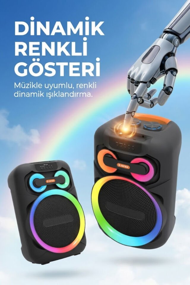 50W Taşınabilir Hoparlör
