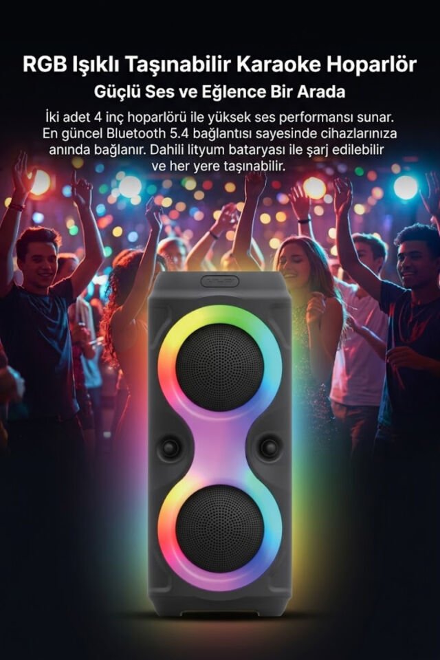20W Taşınabilir Hoparlör