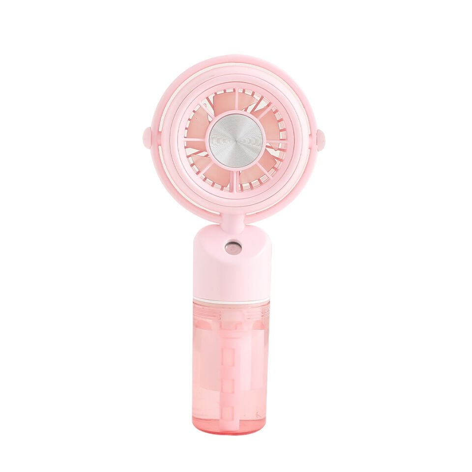 Taşınabilir Püskürtmeli Mini Vantilatör pembe