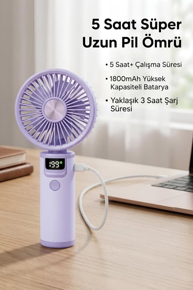 199 Hız Kademeli Fırçasız Turbo Fan mor