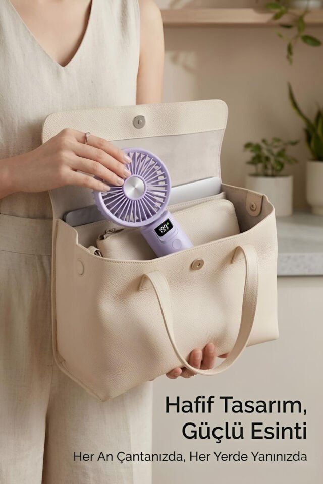 199 Hız Kademeli Fırçasız Turbo Fan mor