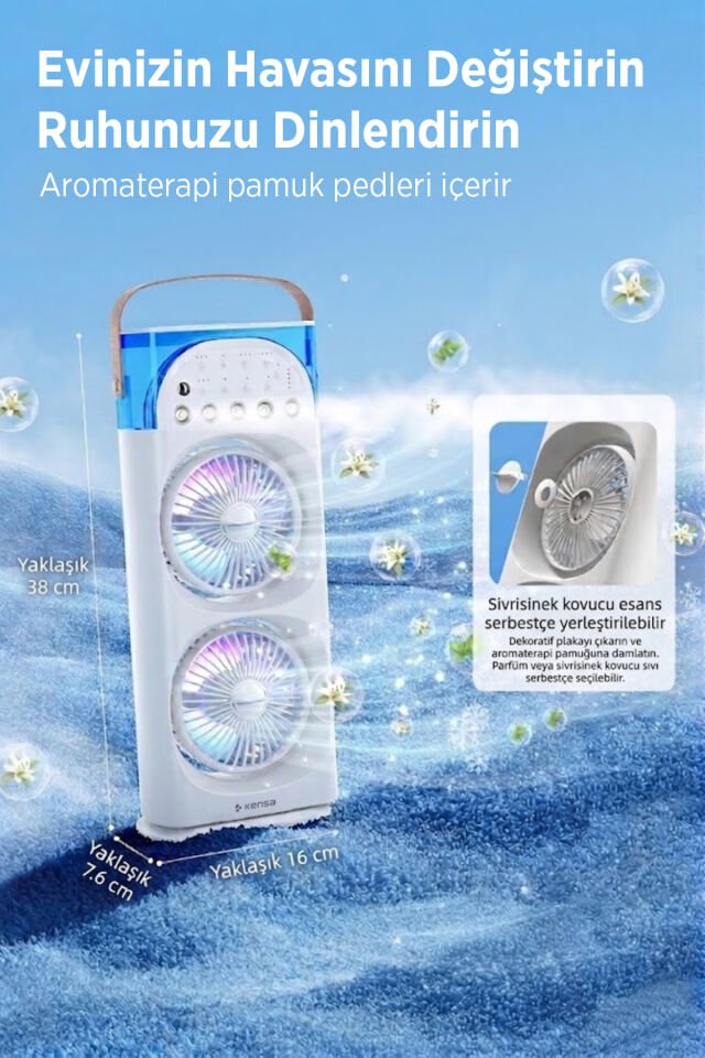 3’ü 1 Arada Nemlendiricili Hava Soğutucu