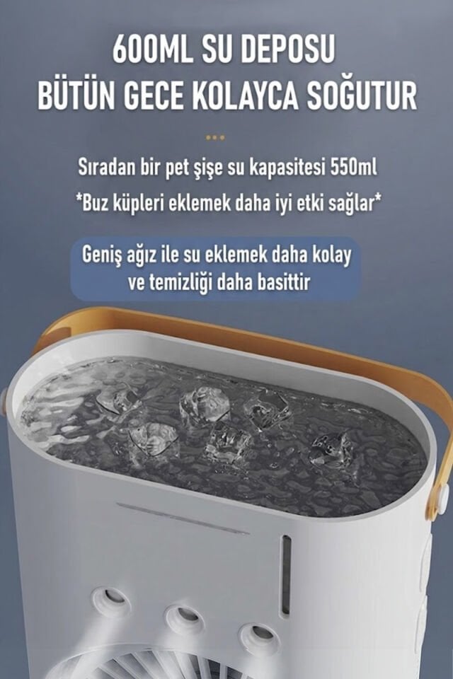 Çift Fanlı Taşınabilir Hava Soğutucu