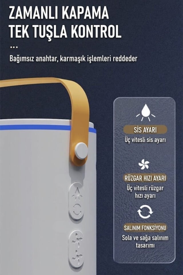 Çift Fanlı Taşınabilir Hava Soğutucu