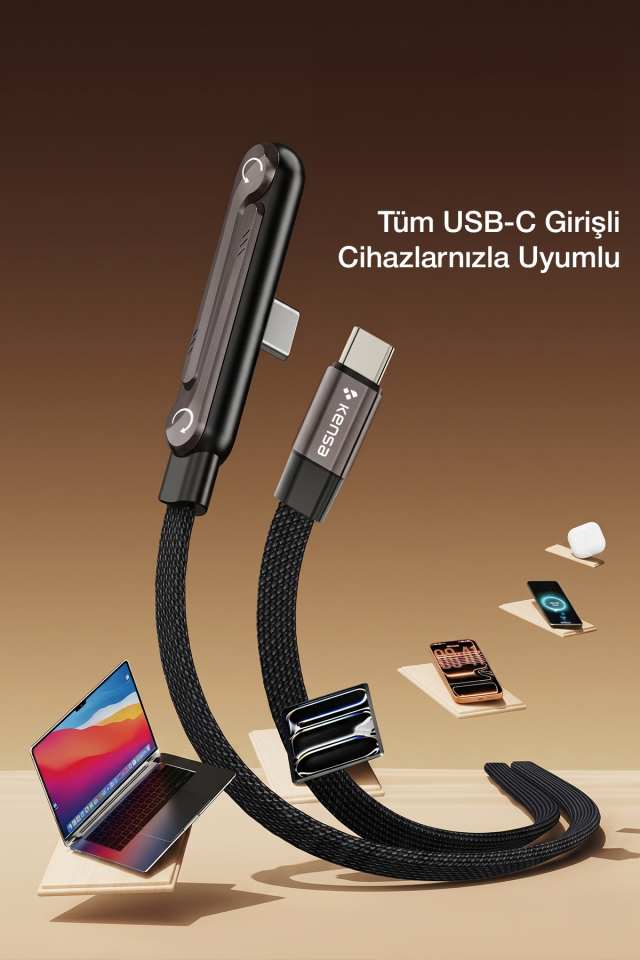 240W Ultra Hızlı Şarj ve Katlanabilir Standlı
