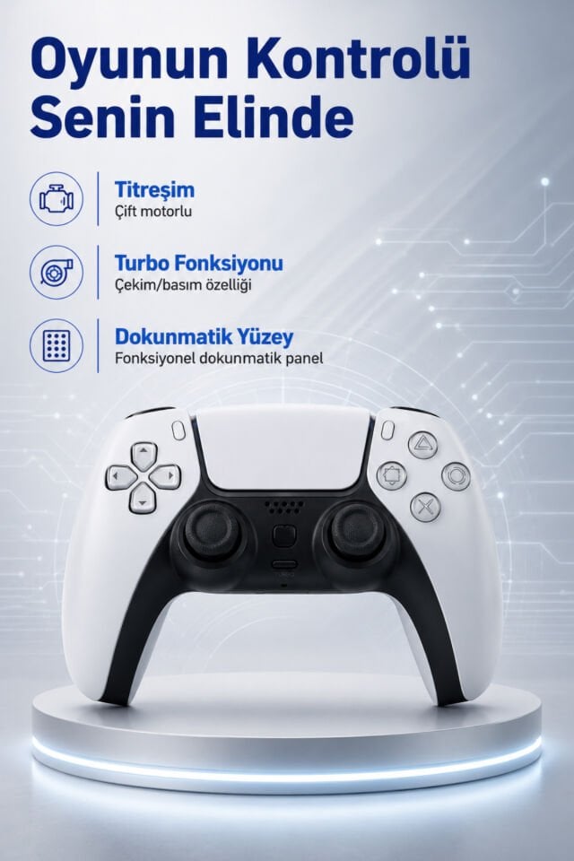 Turbo Destekli Bluetooth Oyun Kolu