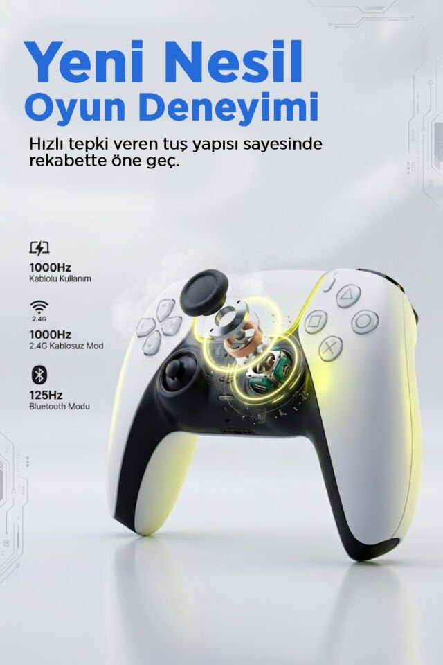 Turbo Destekli Bluetooth Oyun Kolu