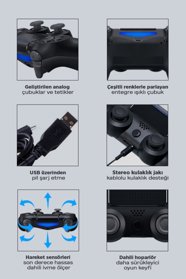 Bluetooth Oyun Kolu Siyah